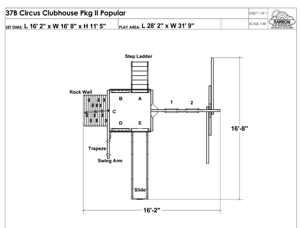 Circus Clubhouse Pkg II Popular (29B)- Reg Sale $3699