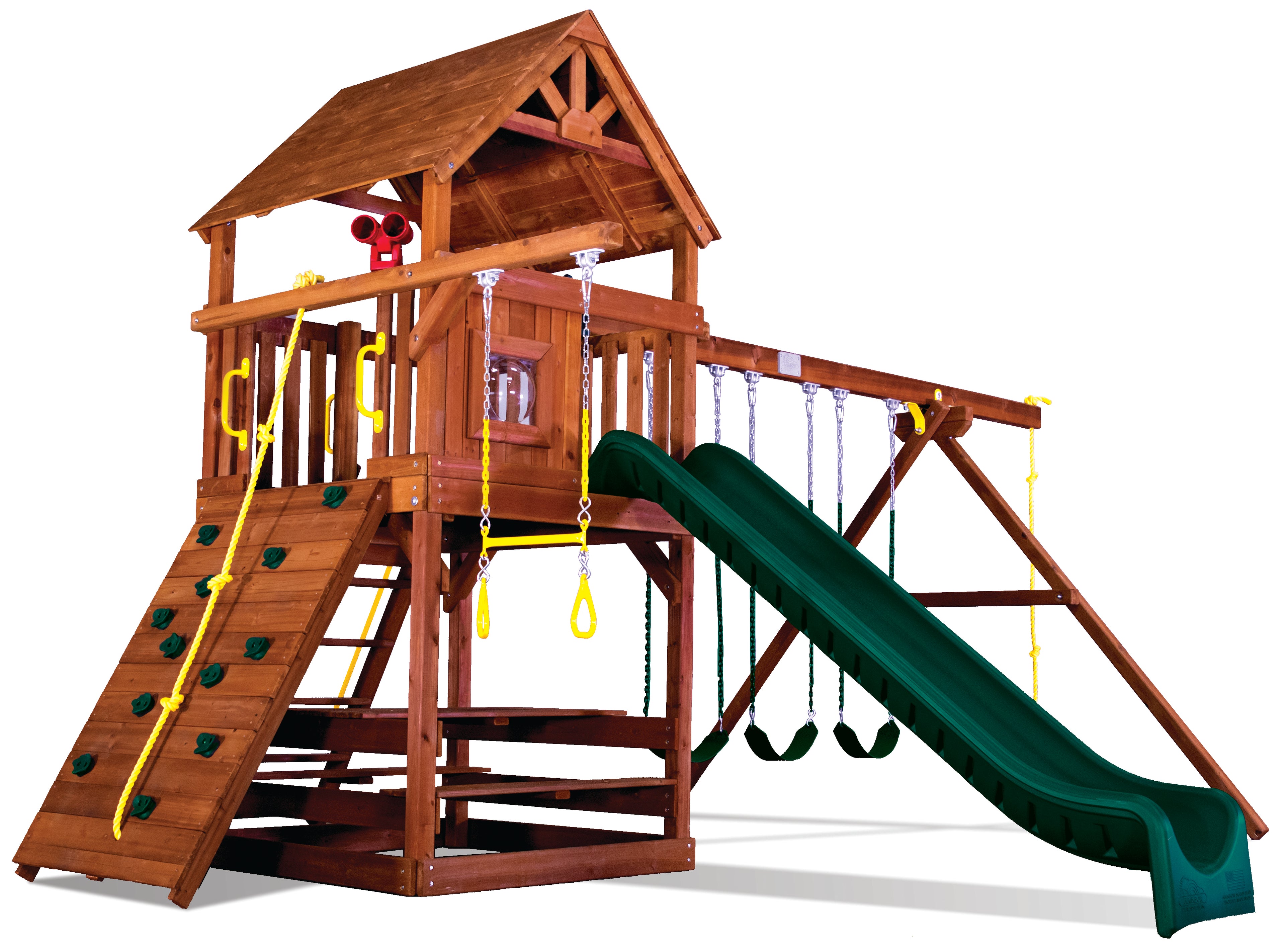 Circus Clubhouse Pkg II with Wooden Roof (29D)