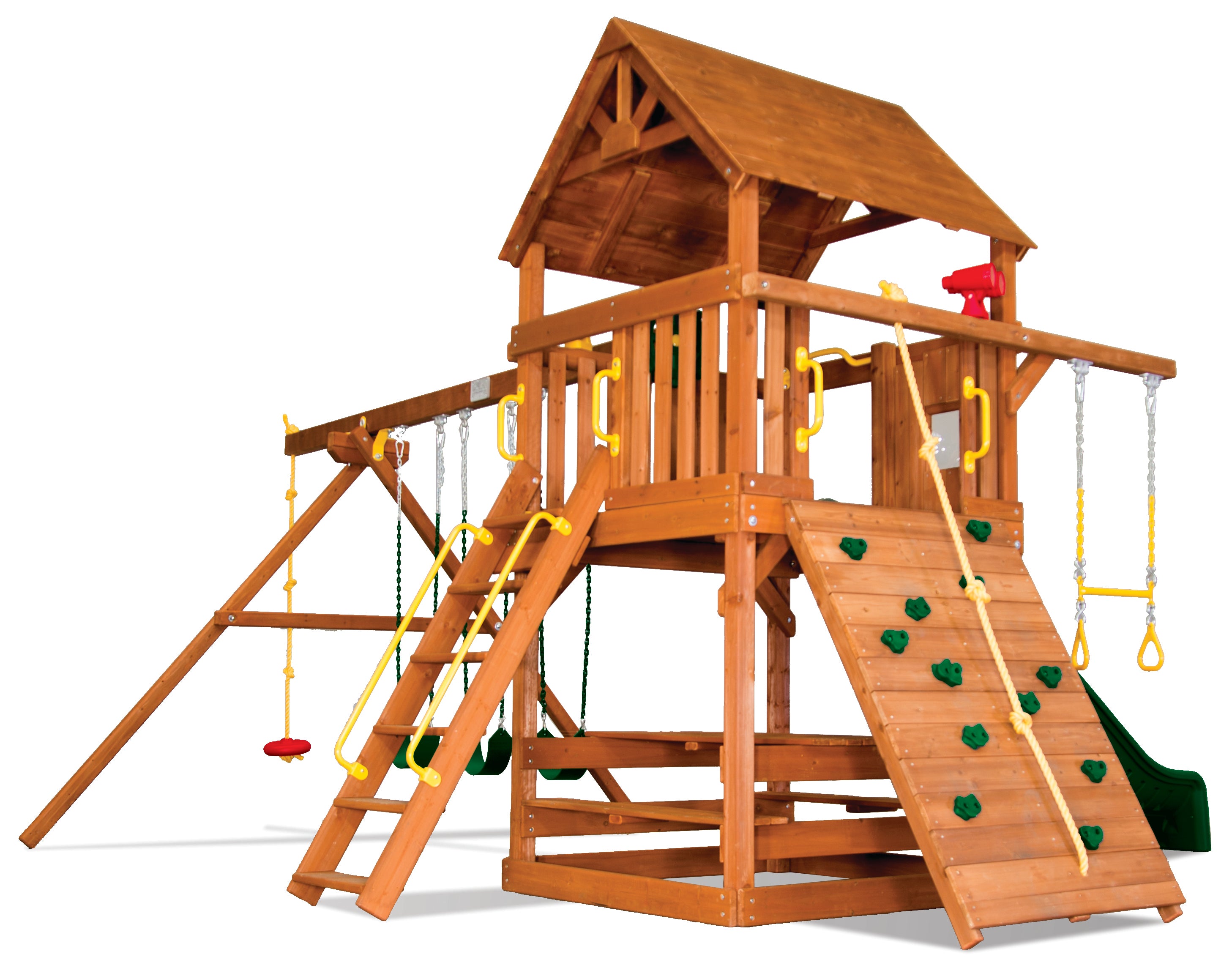 Circus Clubhouse Pkg II with Wooden Roof (29D)