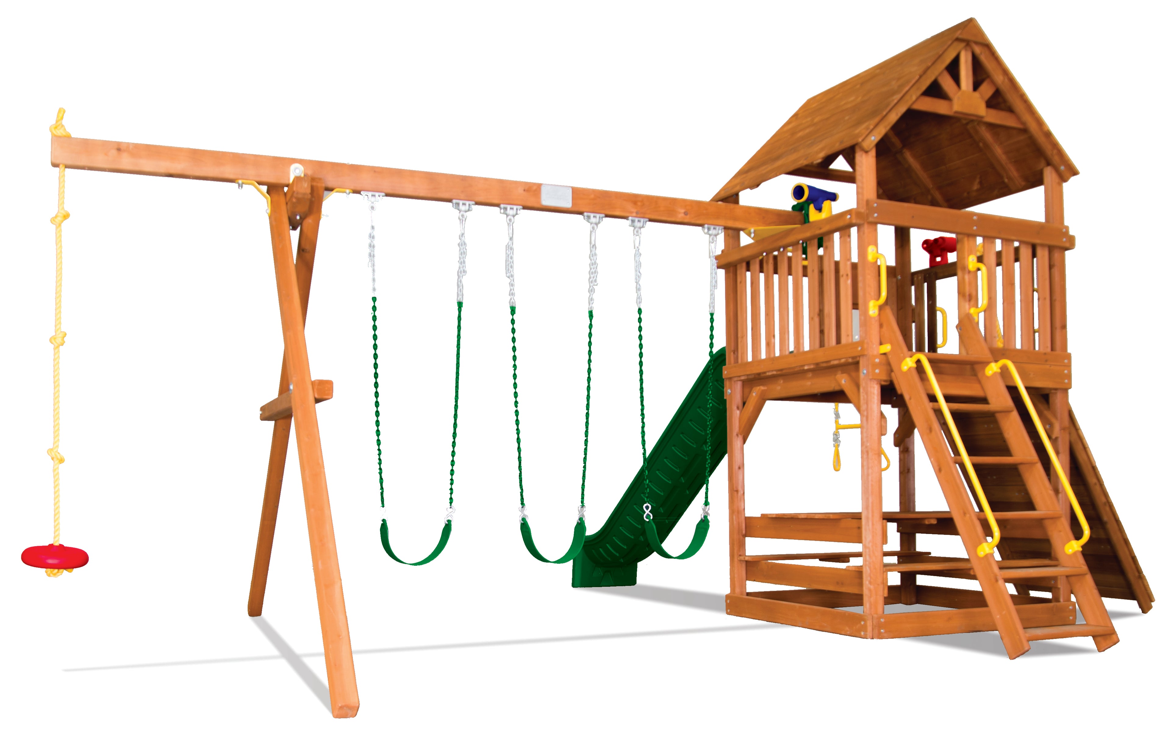 Circus Clubhouse Pkg II with Wooden Roof (29D)