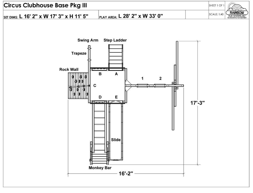 Circus Clubhouse Pkg III Popular (29E)