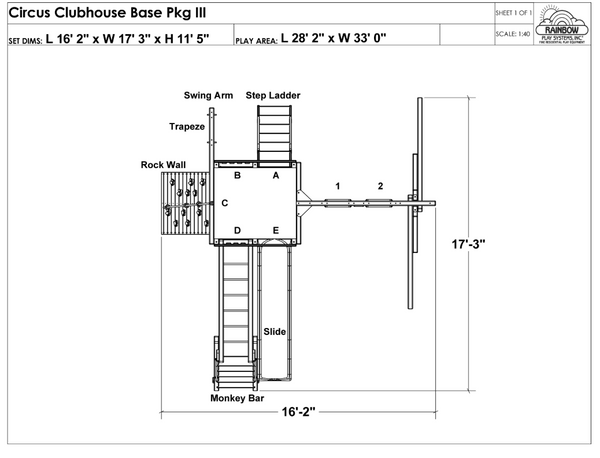 Circus Clubhouse Pkg III Popular (29E)