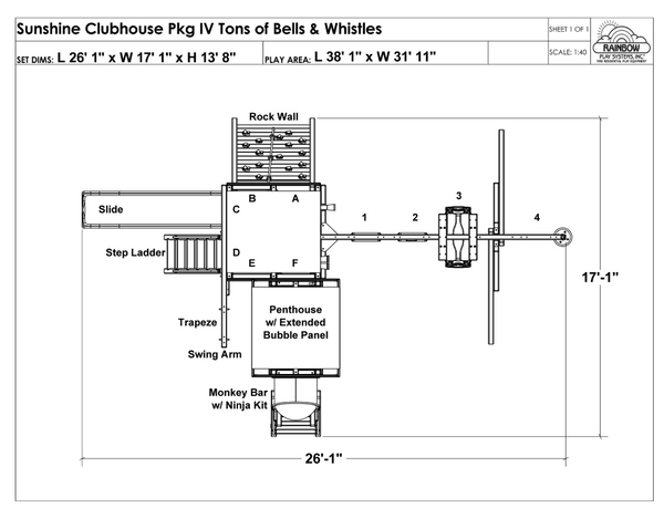 Sunshine Club Pkg IV with Bells & Whistles (35I)