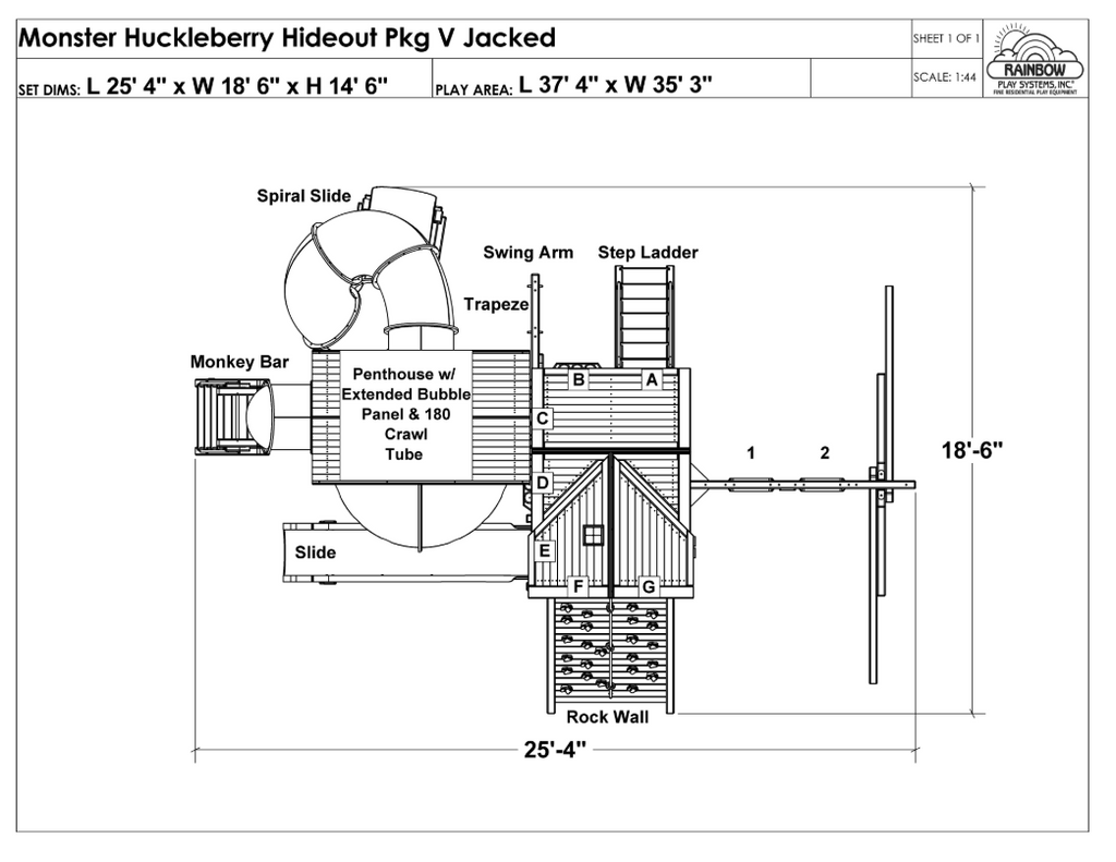 Monster Huckleberry Hideout Pkg V Jacked (43J)