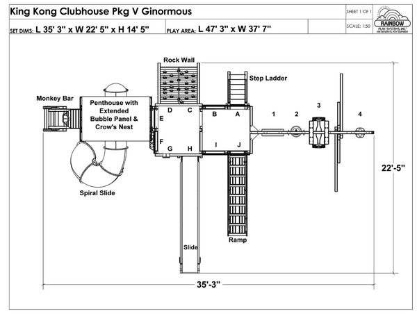 King Kong Clubhouse Pkg V Ginormous (47I)