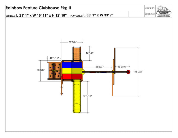 Rainbow Clubhouse specs