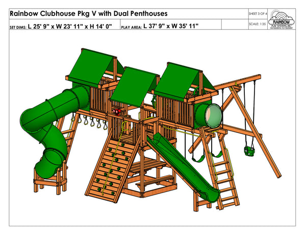 Rainbow Clubhouse Pkg V with Dual Penthouses (39H)
