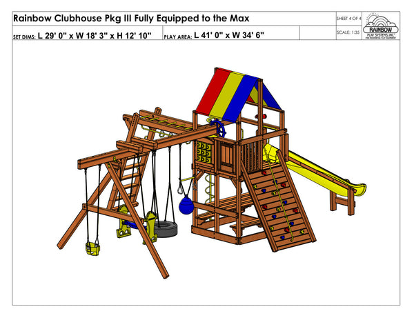 Rainbow Clubhouse Pkg III Action Packed (37D)