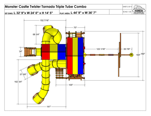 Monster Castle Pkg V Triple Tube Combo (23I)
