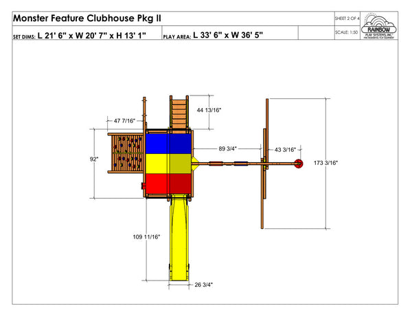 Monster Clubhouse Specs