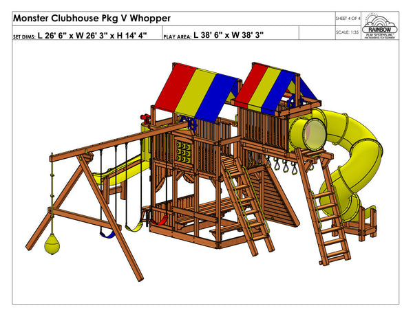 Monster Clubhouse Pkg V Whopper (42F)