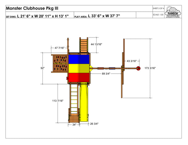 Monster Clubhouse Pkg III (41D)