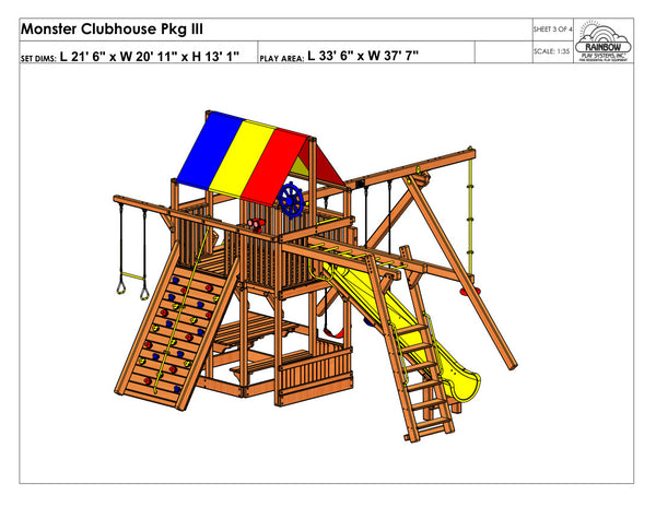 Monster Clubhouse Pkg III (41D)