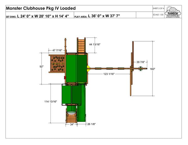 Monster Clubhouse Pkg IV Loaded (41E)