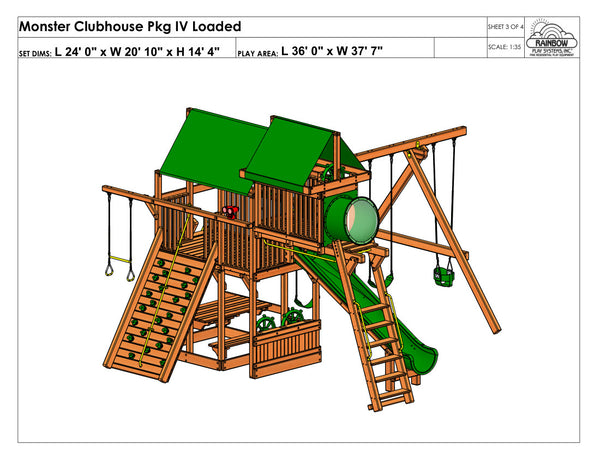 Monster Clubhouse Pkg IV Loaded (41E)