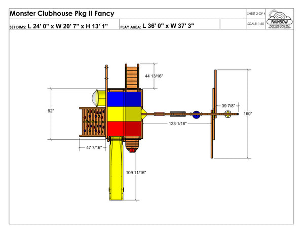 Monster Clubhouse Pkg II Fancy (41C)