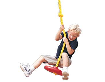 Knotted Rope and Disc (123)