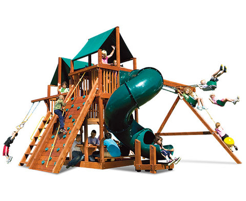 King Kong Clubhouse Pkg II with 360 Spiral Slide (45B )