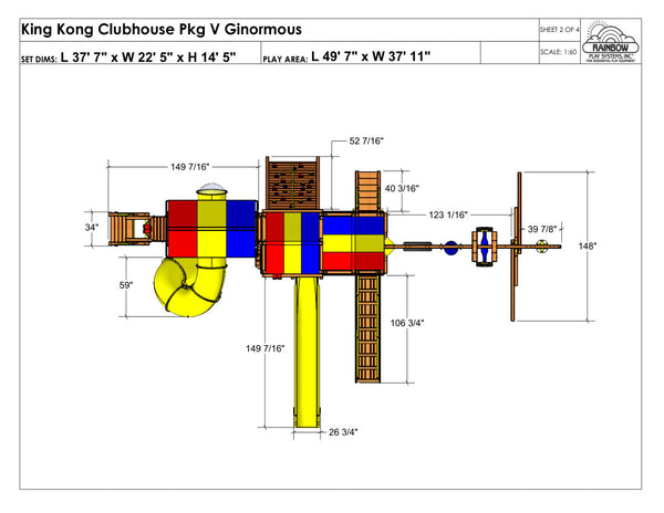 King Kong Clubhouse Pkg V Ginormous (47I)