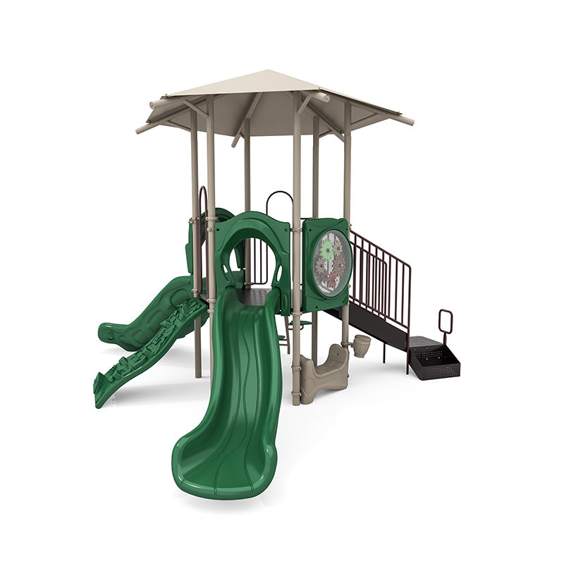 Chutes Commercial Steel Play System (WP) - INSTALLED