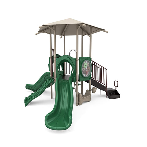 Chutes Commercial Steel Play System (WP) - INSTALLED