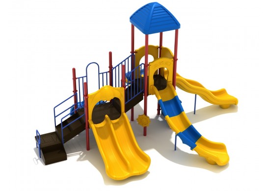 Cinco de Slido Commercial Steel Play System - INSTALLED