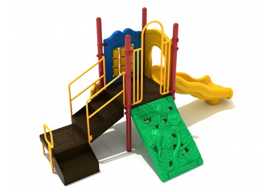 Monkey's Corner Commercial Steel Play System - INSTALLED