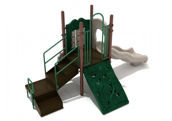 Monkey's Corner Commercial Steel Play System - INSTALLED