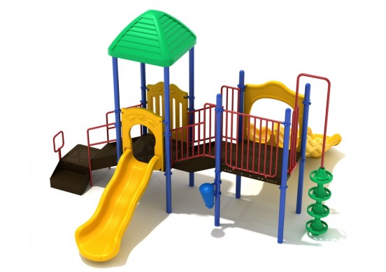 Great Manor Commercial Steel Play System - INSTALLED