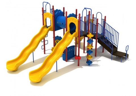 Great Heights Commercial Steel Play System - INSTALLED