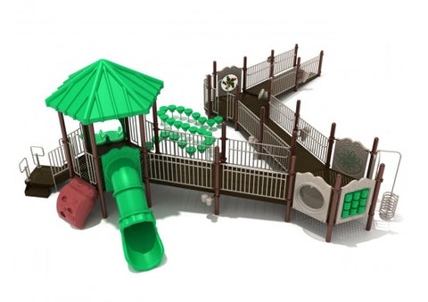 Green Acres FULLY ACCESSIBLE Commercial Steel Play System - INSTALLED