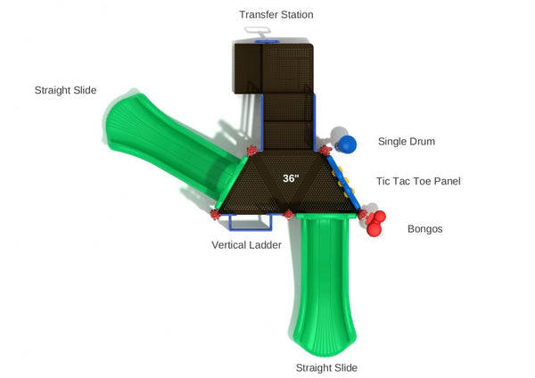 Hayley Commercial Steel Play Systems -INSTALLED