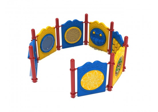 Huddle up Hideout Commercial Steel Play System - INSTALLED