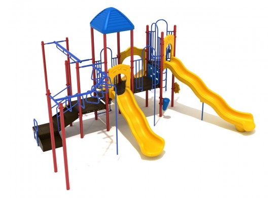 Knights Castle Commercial Steel Play System - INSTALLED