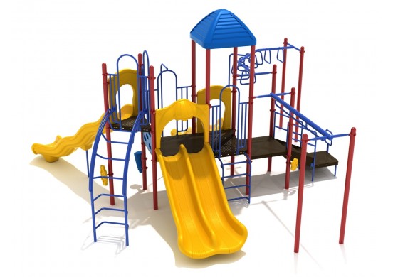 Knights Castle Commercial Steel Play System - INSTALLED
