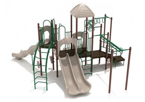 Knights Castle Commercial Steel Play System - INSTALLED