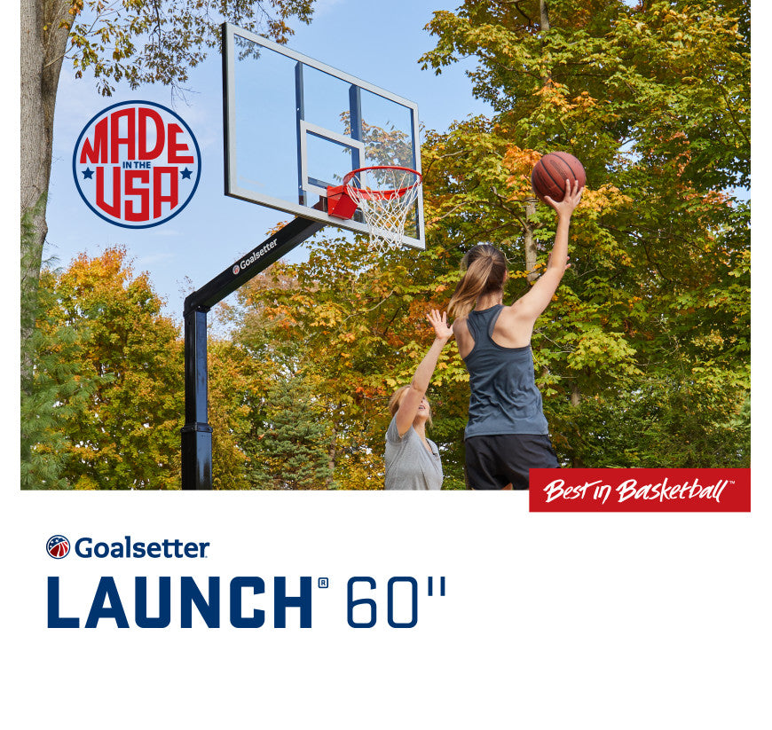 Launch - 60" In-Ground Basketball Goal