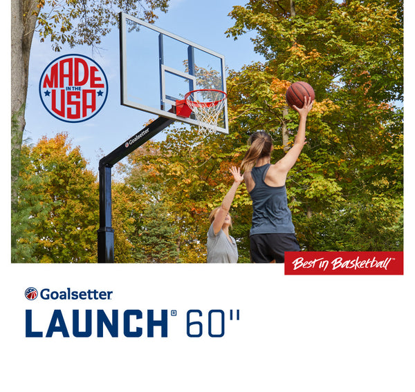 Launch - 60" In-Ground Basketball Goal