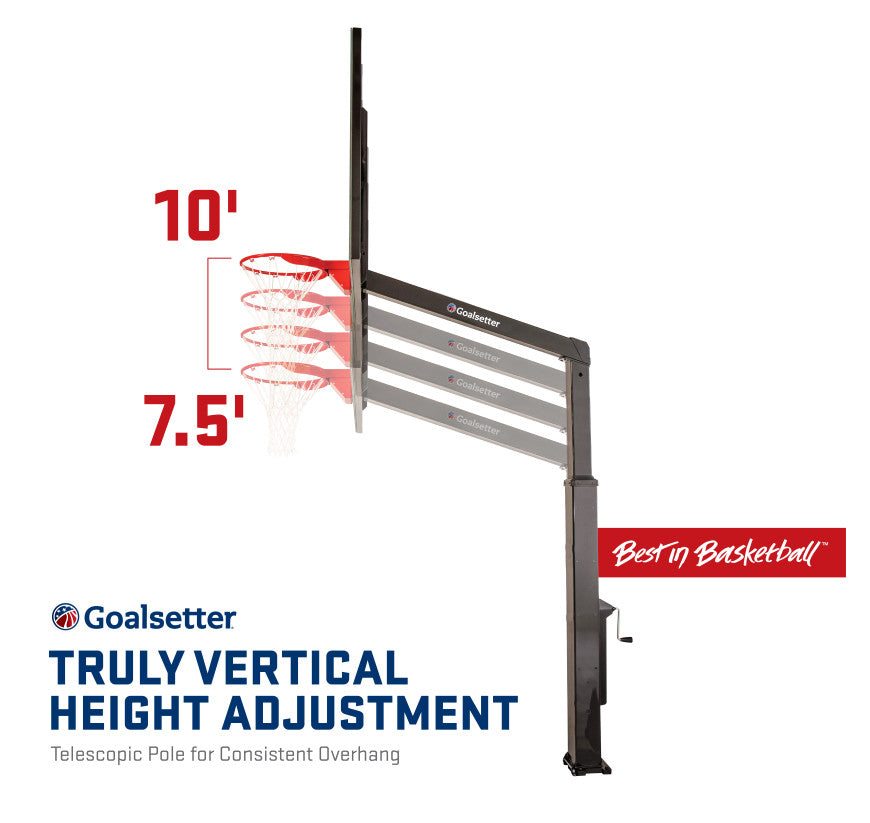 Launch - 60" In-Ground Basketball Goal