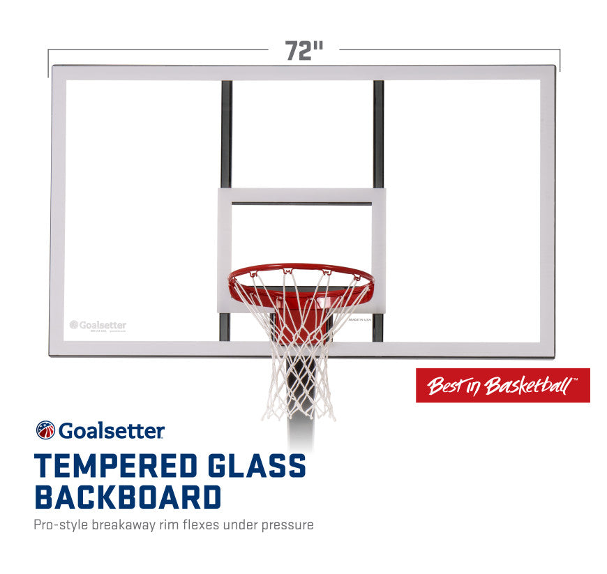 Launch Pro - 72" In-Ground Basketball Goal