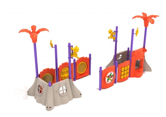 Monkey Mania Commercial Steel Play System - INSTALLED