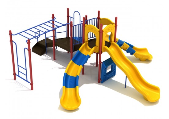 Moon Mountain Commercial Steel Play System - INSTALLED