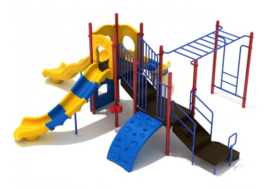 Moon Mountain Commercial Steel Play System - INSTALLED