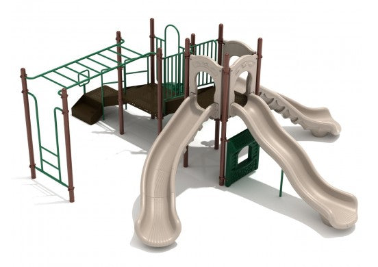 Moon Mountain Commercial Steel Play System - INSTALLED