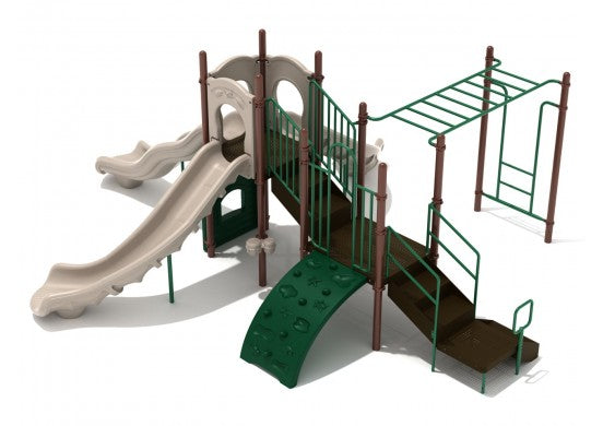 Moon Mountain Commercial Steel Play System - INSTALLED