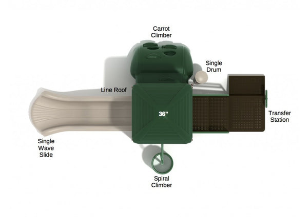 Mayberry Commercial Steel Play System- Installed