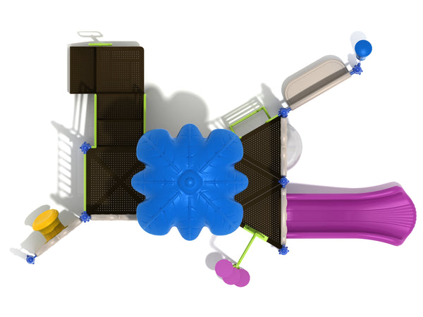 Bear Bungalow Commercial Steel Play System - INSTALLED