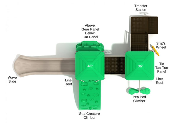 Bell Tower Commercial Play System - INSTALLED