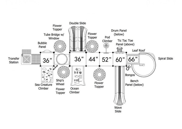 Tree Top Soiree Commercial Steel Play System