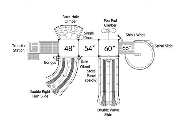 Senic Route Commercial Steel Play System